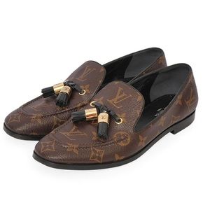 Louis Vuitton Brown Monogram Loafers